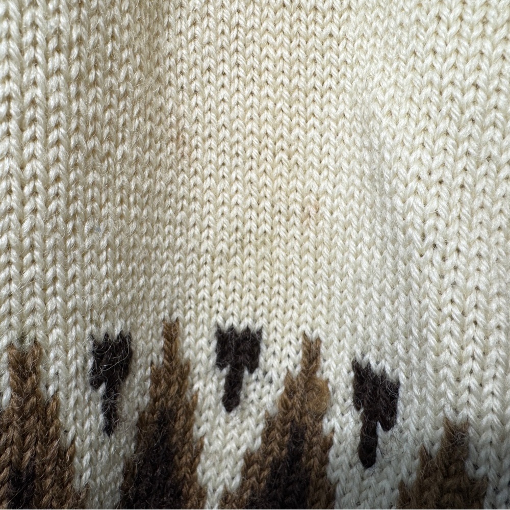 Viking Knit Vintage Handmade in Norway for Rasmussen Size Ladies Large - Picture 10 of 11